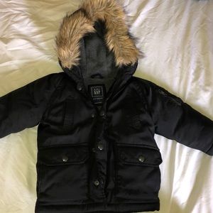 Toddler boy Gap puff coat